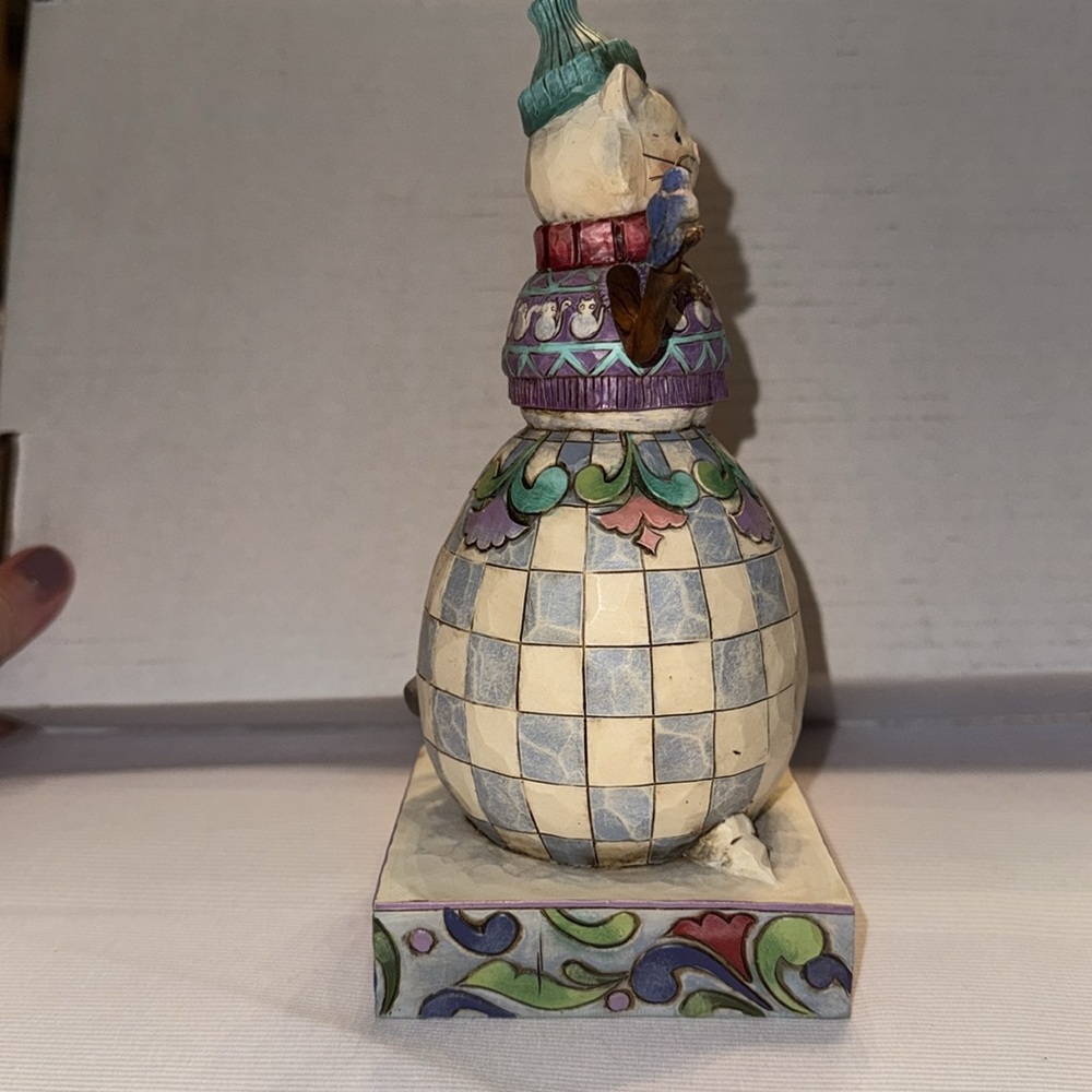 🐈‍⬛ NWT Jim Shore "Cool Cat" Cat Snowman Figurine - Picture 2 of 7